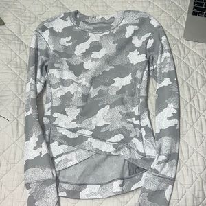 lululemon white camo top